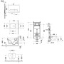 Duravit ME by Starck Wand-WC Rimless Komplett-Set