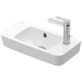 Villeroy & Boch O.novo Lavabo compatto 50 x 25 cm con troppopieno, foro rubinetto a destra