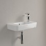 Villeroy & Boch O.novo Handwaschbecken compact 50 x 25 cm mit Überlauf, Hahnloch rechts
