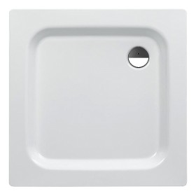 Steel 80 Stahl-Duschwanne flach 80 x 80 x 6,5 cm