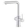 GROHE Blue Pure Minta Einhand-Spültischbatterie mit Filterfunktion und hzb. Mousseurauslauf