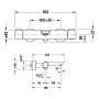 Duravit Wave Wannenthermostat Aufputz