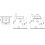 VitrA Options Nuo Waschtisch 50 cm mit Überlaufloch