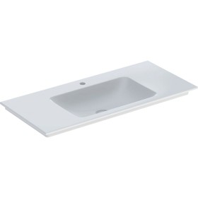 Geberit ONE Möbelwaschtisch 105 cm, Abgang vertikal, 1 Hahnloch, ohne Überlauf