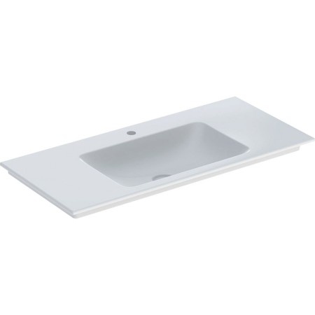 Geberit ONE Möbelwaschtisch 105 cm, Abgang vertikal, 1 Hahnloch, ohne Überlauf