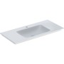 Geberit ONE Möbelwaschtisch 105 cm, Abgang vertikal, 1 Hahnloch, ohne Überlauf