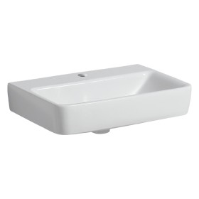 Geberit Renova Compact Waschtisch 55 cm mit Hahnloch, ohne Überlauf