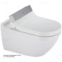 Duravit Starck 3 Wand-WC für SensoWash mit verdeckten Anschlüssen
