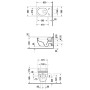 Duravit Starck 3 Wand-WC für SensoWash mit verdeckten Anschlüssen