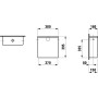 LAUFEN Kartell Spülkasten zu Stand-WC-Kombination, Wasseranschluss seitlich, links oder rechts