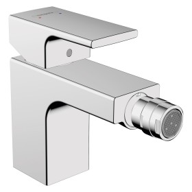 hansgrohe Vernis Shape Bidetarmatur mit Zugstangen-Ablaufgarnitur