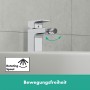 hansgrohe Vernis Shape Bidetarmatur mit Zugstangen-Ablaufgarnitur