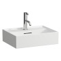 LAUFEN Kartell Handwaschbecken 45 x 34 cm, mit 1 Hahnloch, mit Überlauf