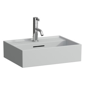 LAUFEN Kartell Handwaschbecken 45 x 34 cm, mit 1 Hahnloch, mit Überlauf