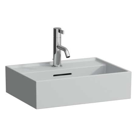 LAUFEN Kartell Handwaschbecken 45 x 34 cm, mit 1 Hahnloch, mit Überlauf