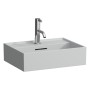 LAUFEN Kartell Handwaschbecken 45 x 34 cm, mit 1 Hahnloch, mit Überlauf