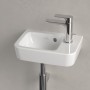 Villeroy & Boch O.novo Handwaschbecken compact 36 x 25 cm mit Überlauf, Becken links