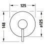 Duravit Circle Einhebelmischer Unterputz Set