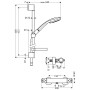 hansgrohe Croma 100 Multi Brausenkombi 65 cm
