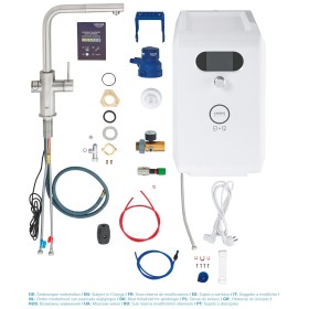 Kit beccuccio GROHE Blue Professional L con beccuccio estraibile Mousseur