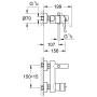 GROHE Concetto Einhand-Wannenbatterie
