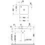 Duravit Cape Cod Aufsatzbecken, 46 cm 1 Hahnloch durchgestochen