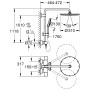 GROHE Rainshower SmartActive 310 Duschsystem mit Thermostatbatterie