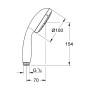 GROHE Vitalio Start 100 Handbrause 1 Strahlart