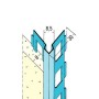 Kantenprofil Innenputz ab 8mm Putzdicke, eckig