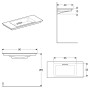 Geberit ONE Waschtisch 90 cm