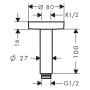 hansgrohe Deckenanschluss S 10 cm