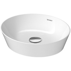 Lavabo d'appoggio Duravit Cape Cod 40 cm, senza foro per rubinetto