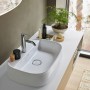 Duravit Zencha Aufsatzbecken 55 x 39 cm, mit Hahnlochbank