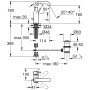 GROHE Essence Neu Einhand-Waschtischbatterie M-Size