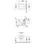 Duravit D-Code Wand-WC Compact Tiefspüler