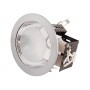 HL 614-Chrom-2 x 20W ESL-E27-Downlights / Energiesparlampen