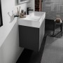 hansgrohe Xevolos E Waschtisch 80 x 48 cm mit Hahnloch ohne Überlauf