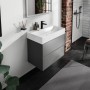 hansgrohe Xevolos E Waschtisch 80 x 48 cm mit Hahnloch ohne Überlauf