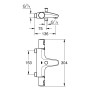 GROHE Precision Start Thermostat-Wannenbatterie 1/2