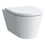 LAUFEN Kartell Spülrandloses Wand-WC, Tiefspüler