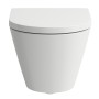 LAUFEN Kartell Spülrandloses Wand-WC, Tiefspüler