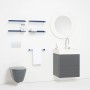 LAUFEN Kartell Spülrandloses Wand-WC, Tiefspüler