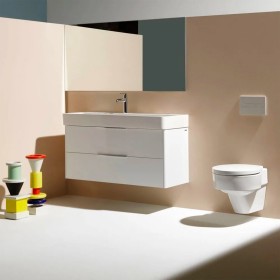 Lavabo LAUFEN Val, incasso 120 x 42 cm, con 1 foro rubinetto, con troppopieno