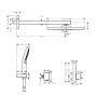 hansgrohe Raindance E Brausesystem 300, 1 Strahlart mit ShowerSelect Thermostat