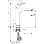 hansgrohe Focus Einhebel-Waschtischmischer 190 mit Zugstangen-Ablaufgarnitur