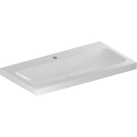 Geberit iCon Light Waschtisch 90 cm mit Hahnloch mittig, ohne Überlauf