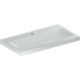 Geberit iCon Light Waschtisch 90 cm mit Hahnloch mittig, ohne Überlauf