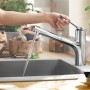 hansgrohe Zesis M33 Einhebel-Küchenarmatur 150 mit Ausziehbrause, 2 Strahlarten