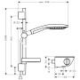hansgrohe Raindance Select 150 Combi-Set 90 cm