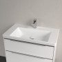 Villeroy & Boch Subway 3.0 Schrankwaschtisch 80 cm, mit 1 Hahnloch, ohne Überlauf